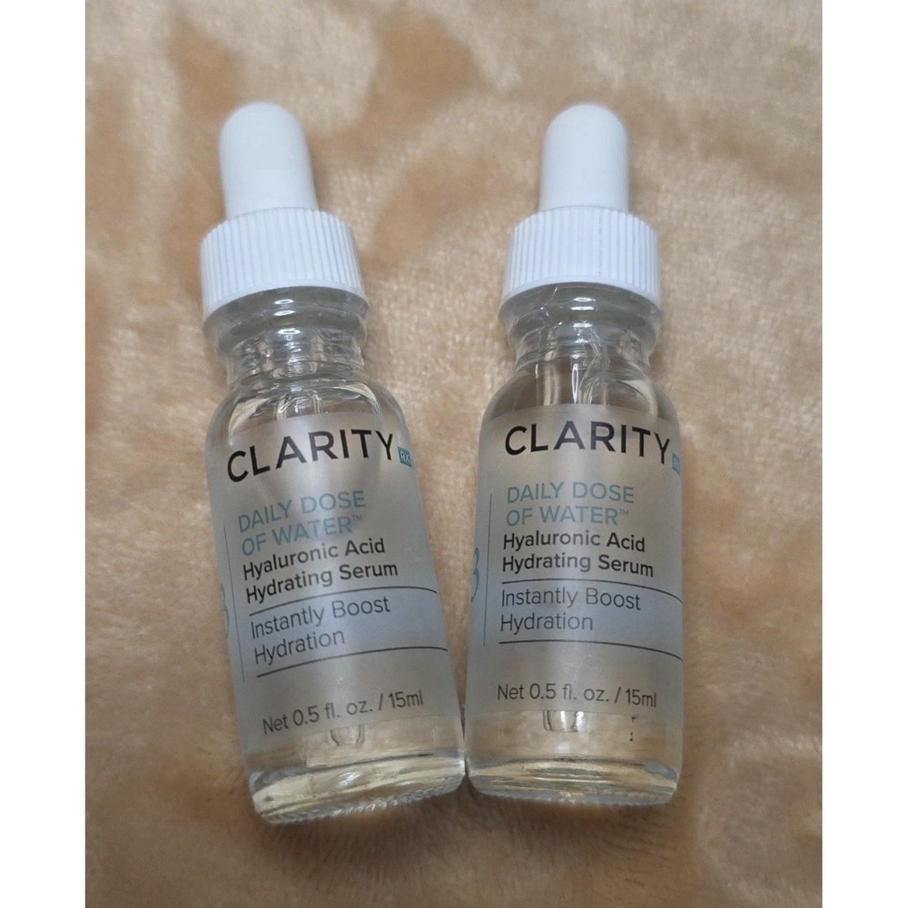 Clarity RX Daily Dose of Water™ Hyaluronic Acid Hydrating Serum 0.5 fl oz Sealed